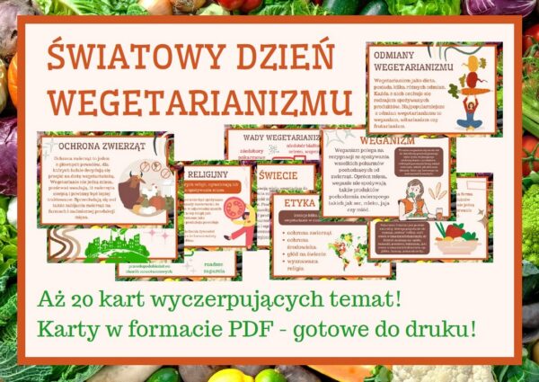 Światowy Dzień Wegetarianizmu - gazetka szkolna -2