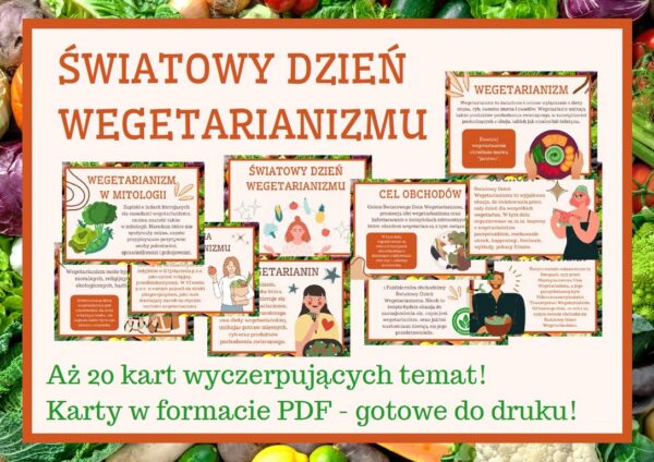 Światowy Dzień Wegetarianizmu - gazetka szkolna