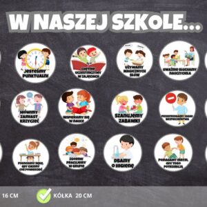 W naszej szkole - dekoracja do wydruku