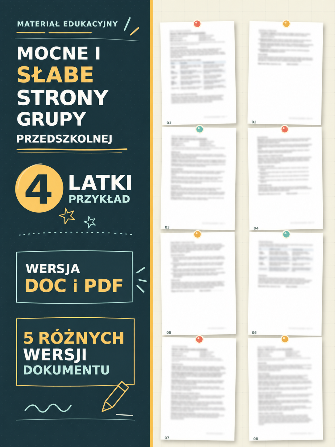 mocne-i-slabe-strony-grupy-przedszkolnej-4-latki-przyklad