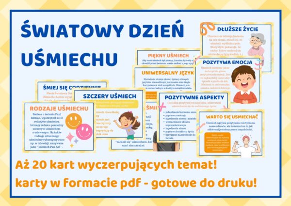 światowy dzień usmiechu - gazetka szkolna - 2