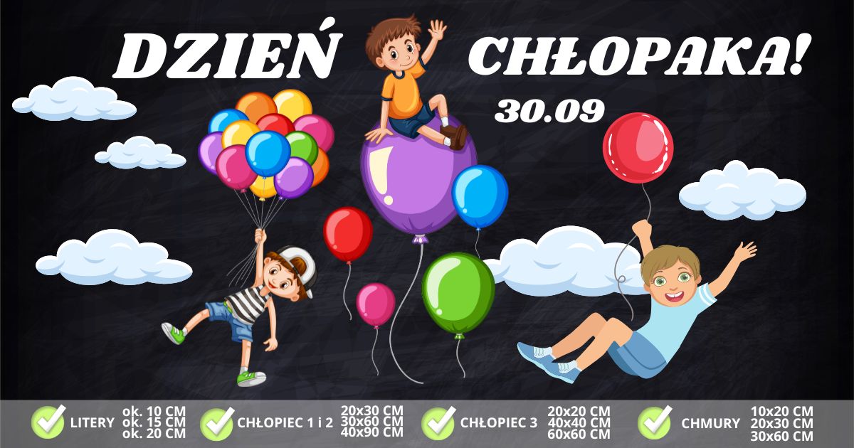 Dzień chłopaka" - materiały na gazetkę szkolną / przedszkolną - 2024