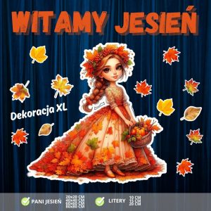 Dekoracja Pani Jesień do druku PDF (2)