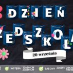 Dzień Przedszkolaka - napis i dekoracja w rozmiarze XL