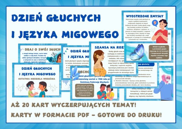 Dzień głuchych i języka migowego - gazetka szkolna!