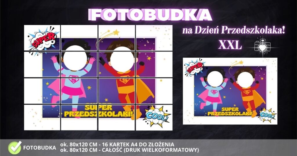 FOTOBUDKA z okazji obchodów Dnia Przedszkolaka