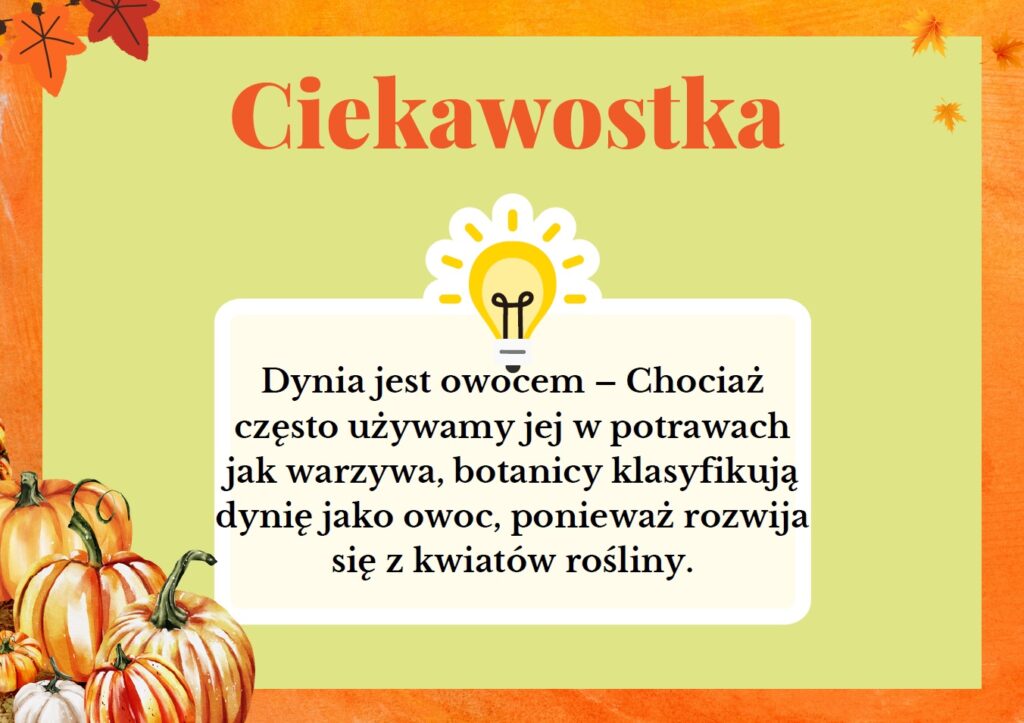 Gazetka szkolna na Dzień Dyni - 2