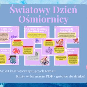 Gazetka szkolna na Dzień Ośmiornicy - do druku