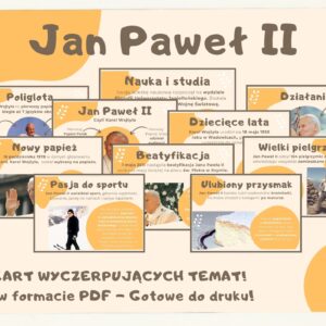 Jan Paweł 2 - Gazetka Szkolna - do wydruku A4 w PDF