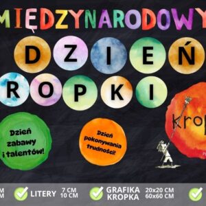 Międzynarodowy Dzień Kropki - dekoracja do druku