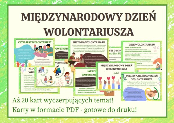 Międzynarodowy Dzień Wolontariusza - Gazetka szkolna