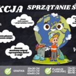 Sprzątanie świata - gazetka szkolna z hasłami i grafiki