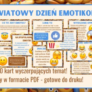 Światowy Dzień Emotikona - gazetka szkolna