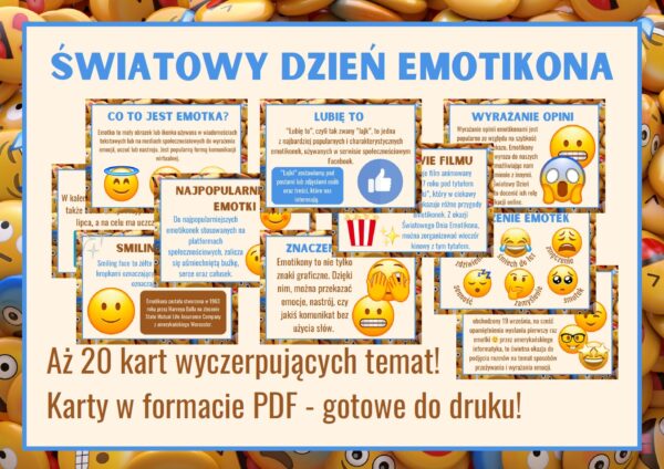 Światowy Dzień Emotikona - gazetka szkolna