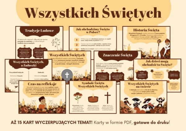 Wszystkich Świętych - Gazetka szkolna - PDF do druku