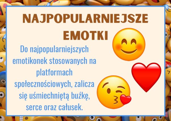 gazetka szkolna na Dzień Emotikony