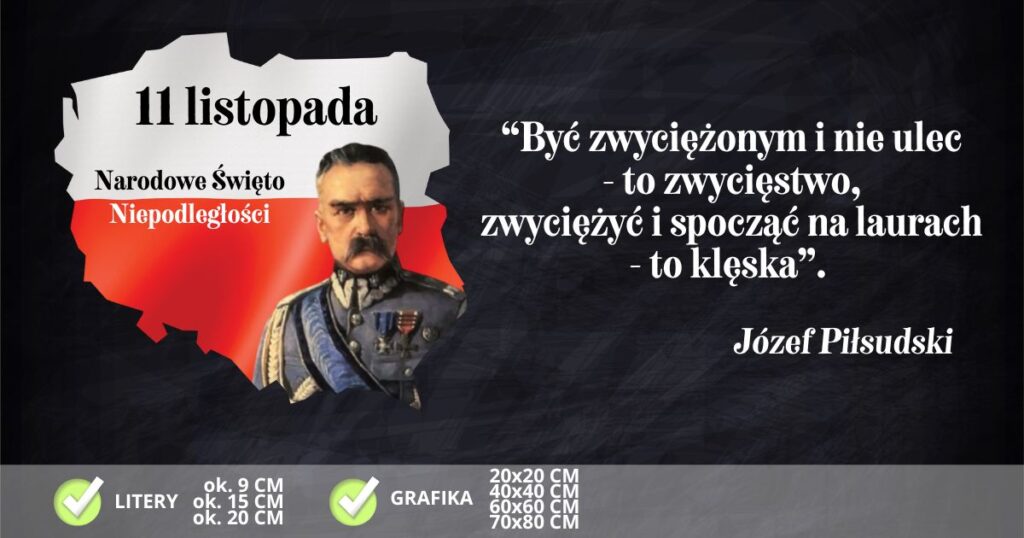 Dekoracja na obchody Narodowego Święta Niepodległości 2