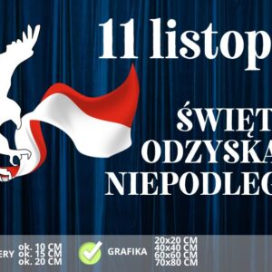 Dekoracja szkolna z okazji Narodowego Święta Niepodległości