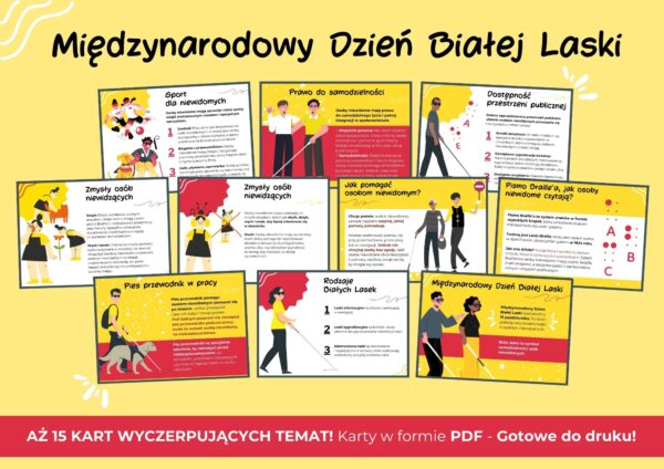 Gazetka na Międzynarodowy Dzień Białej Laski