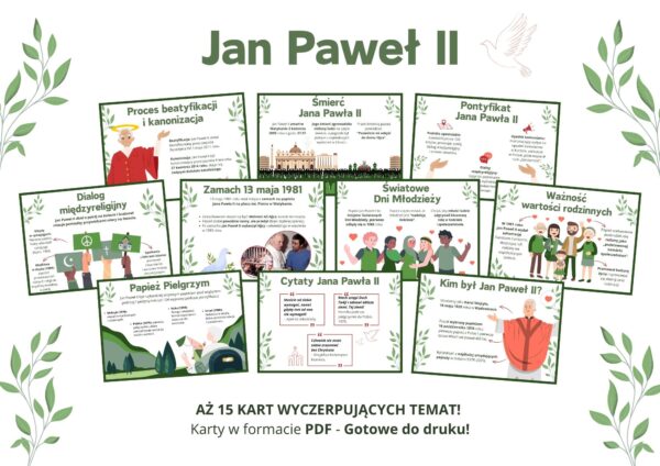 Jan Paweł II - Gazetka szkolna do druku - PDF