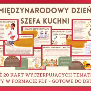 Międzynarodowy Dzień Szefa Kuchni - gazetka szkolna