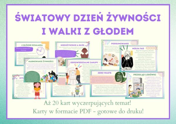 Światowy Dzień Żywności i Walki z Głodem - gazetka szkolna