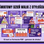 Światowy dzień walki z otyłością - gazetka do druku