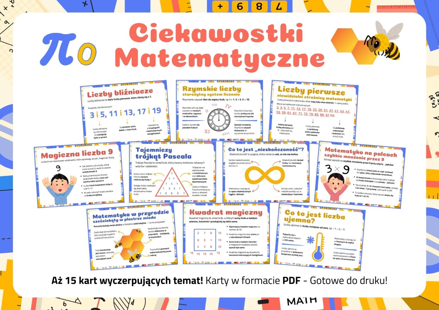 Ciekawostki matematyczne - Gazetka szkolna do druku - 2025