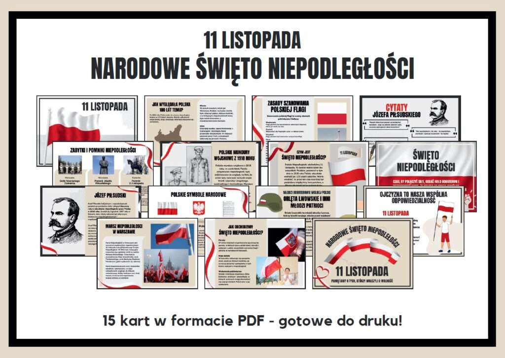 Gazetka szkolna - Dzień Niepodległości (11 Listopada) - do druku - 2025