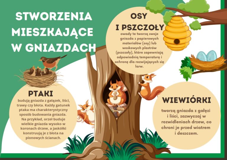 Zwierzęta i ich domy do wydruku - Gazetka szkolna - 2025