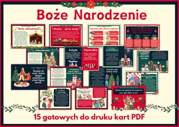 Boże Narodzenie - gazetka szkolna do druku