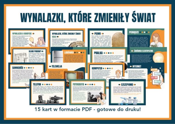 Wynalazki które zmieniły świat - gazetka szkolna