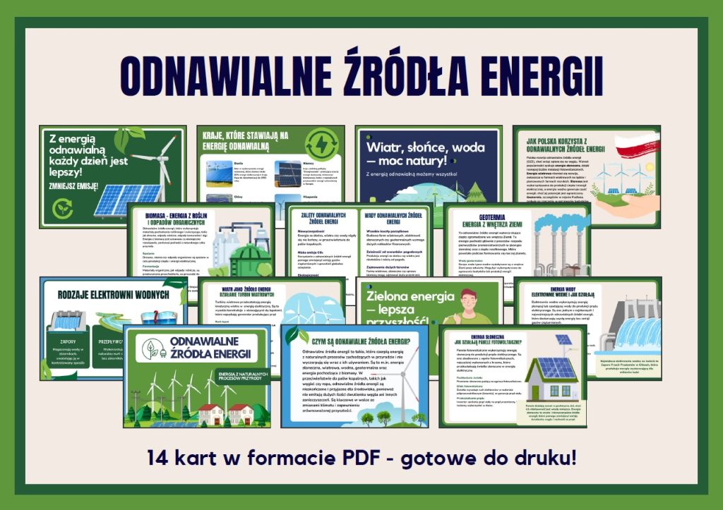 Odnawialne źródła energii - Gazetka szkolna - 2025