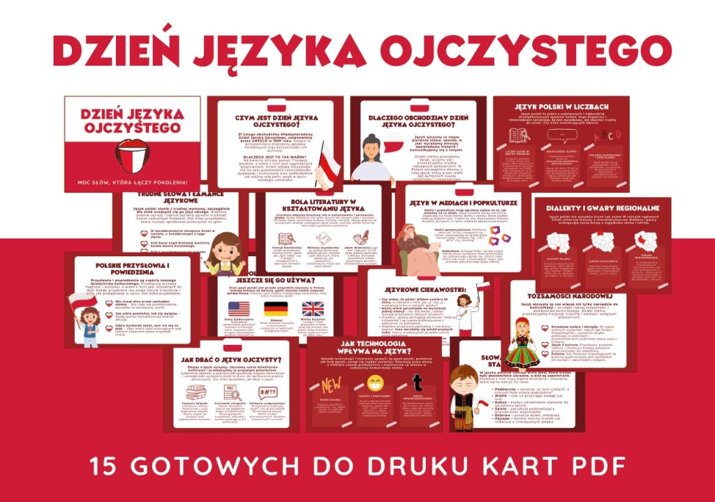 Dzień Języka Ojczystego - gazetka szkolna - 2025