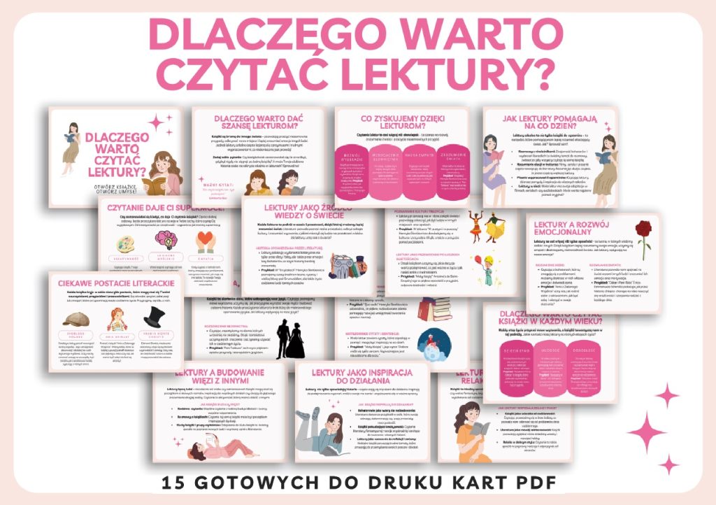Dlaczego warto czytać lektury? gazetka szkolna - 2025