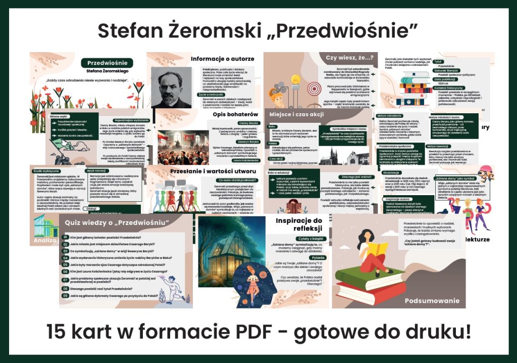 Przedwiośnie - gazetka szkolna do druku - 2025