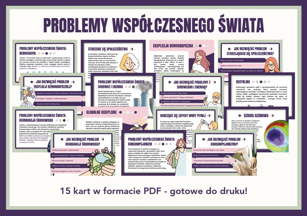 Problemy współczesnego świata - gazetka szkolna - 2025
