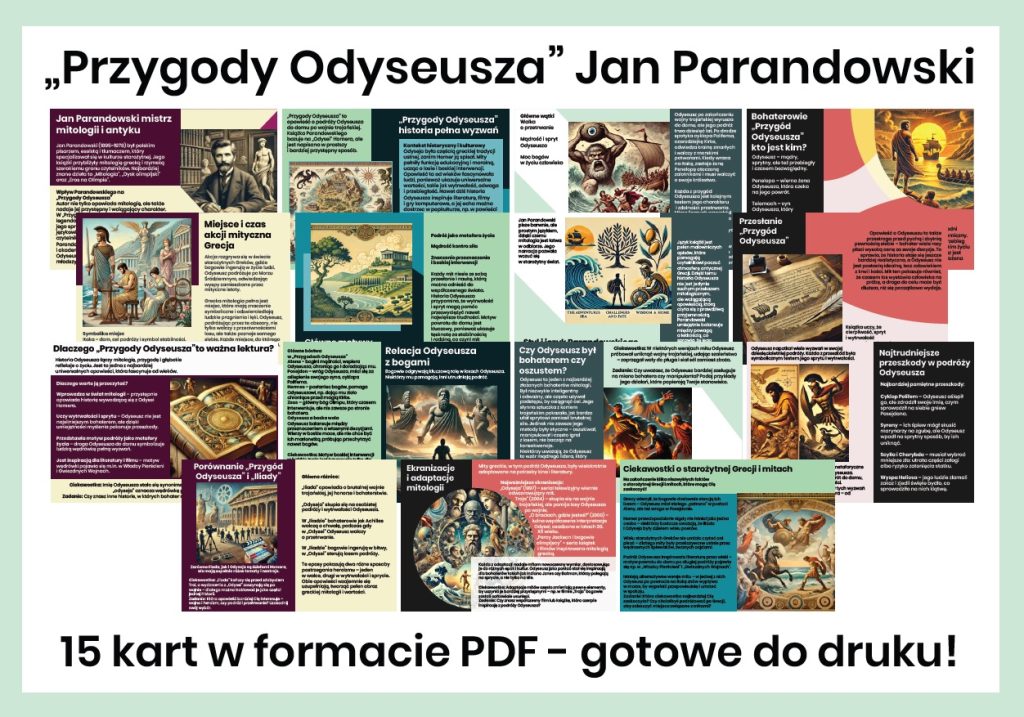 Przygody Odyseusza - gazetka szkolna do druku - 2025
