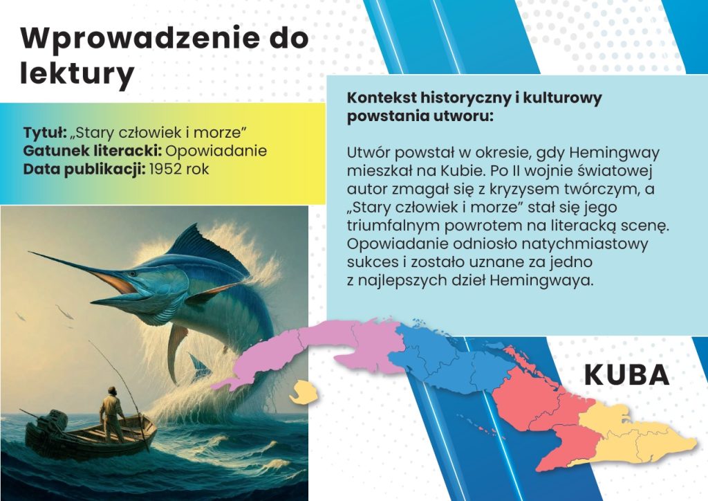 Stary człowiek i morze - gazetka szkolna do druku - 2025