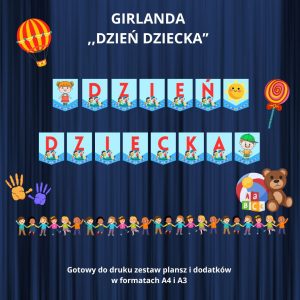 Girlanda Dzień Dziecka