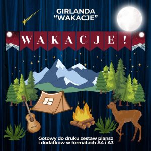 Napis Wakacje! - PDF do druku (2)