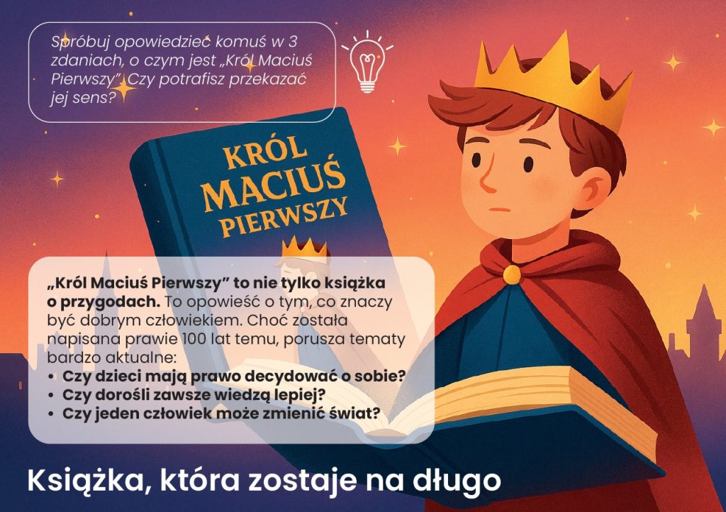 Król Maciuś Pierwszy - gazetka szkolna do druku - 2025