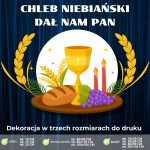Dekoracja na Boże Ciało w 3 rozmiarach (kielich) (2)