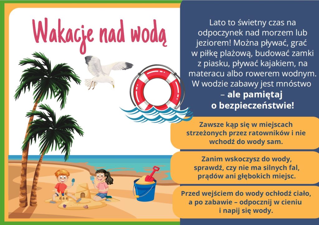 Lato Wakacje Bezpiecze stwo Gazetka Szkolna 2026 lato-wakacje-bezpiecze-stwo-gazetka-szkolna-2026