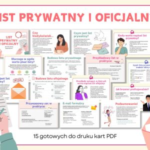 List prywatny i oficjalny - gazetka szkolna