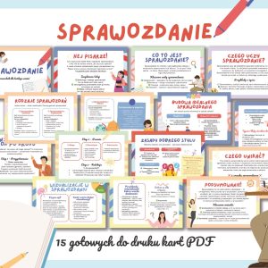 Sprawozdanie - gazetka szkolna do druku
