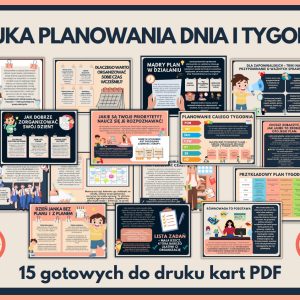 Sztuka planowania dnia i tygodnia - gazetka szkolna
