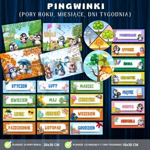 Grupa Pingwinki (pory roku, miesiące, dni tygodnia)
