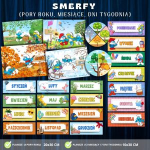 grupa-smerfy-pory-roku-miesiace-dni-tygodnia