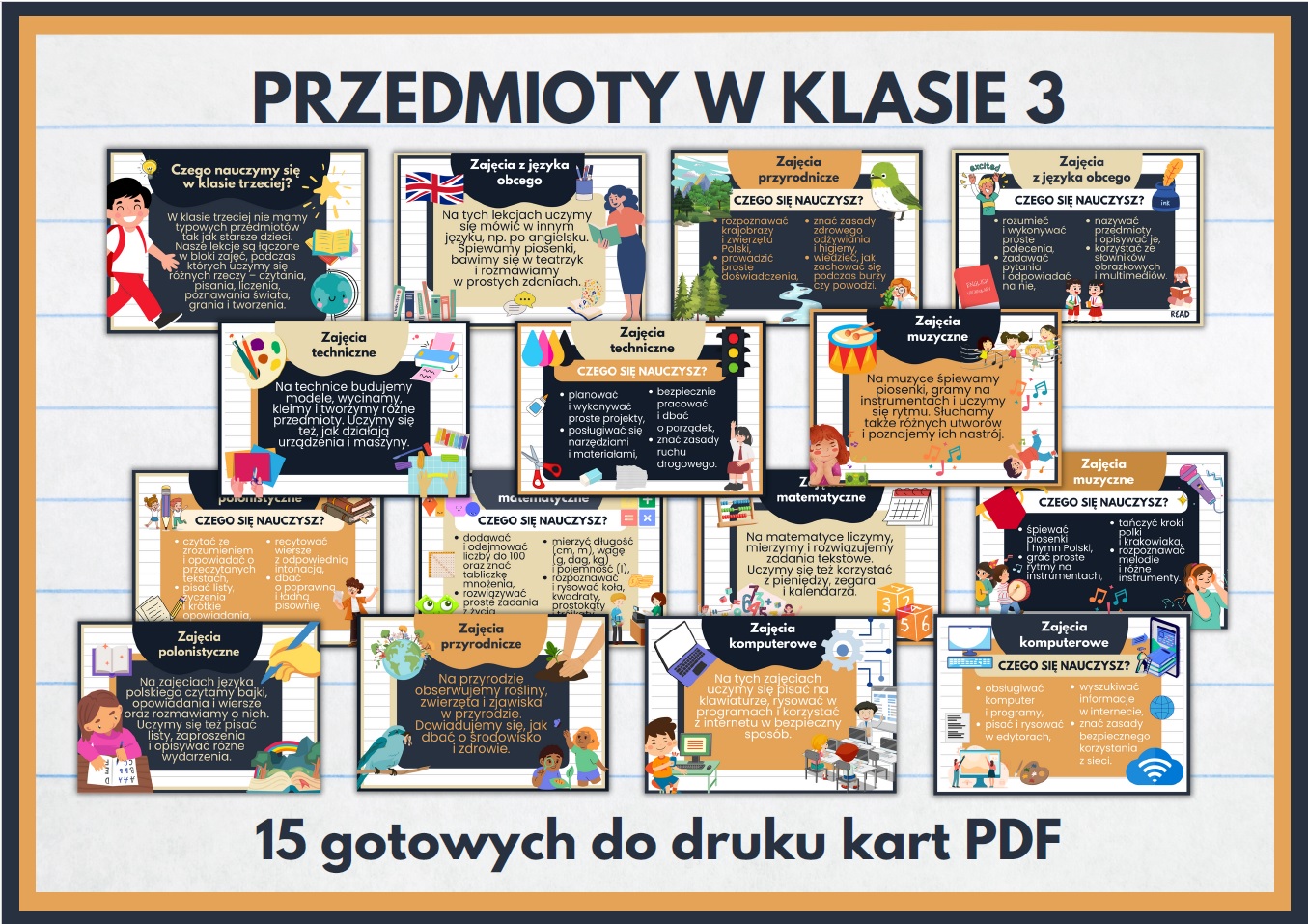 Jakie przedmioty w klasie 3 – gazetka szkolna